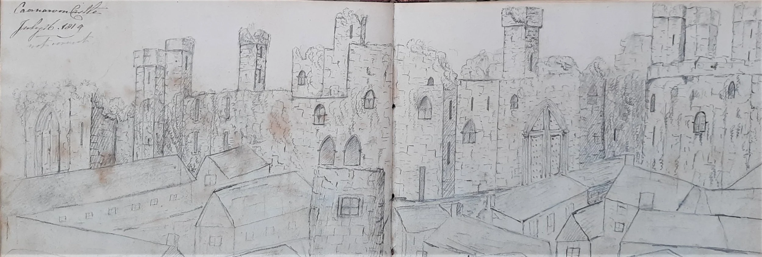 16th July 1819, Caernarvon Castle, Eagle Tower — Lucy's Diary